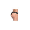 String ouvert brésilien noir en dentelle